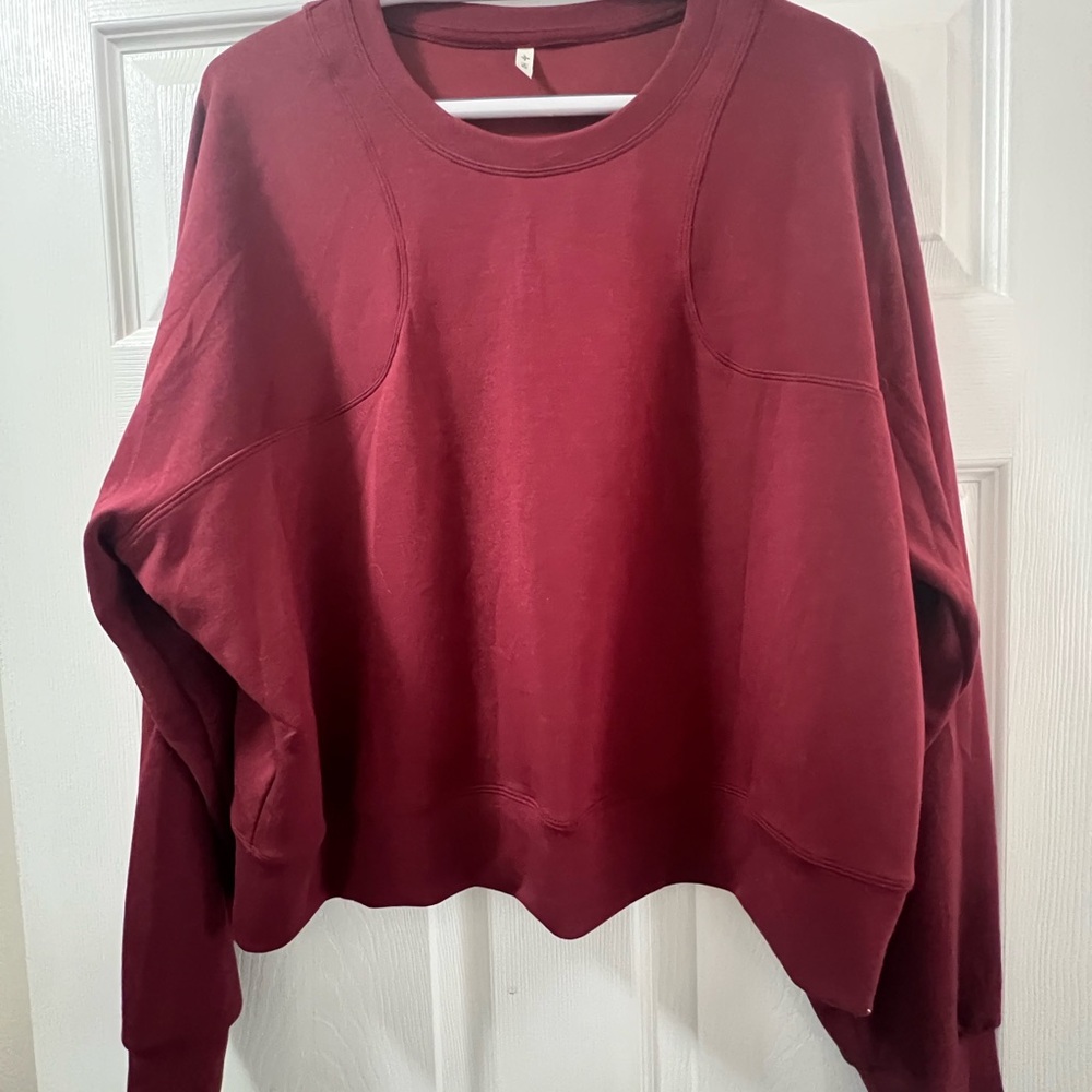 HALARA Burgundy Sweatshirt